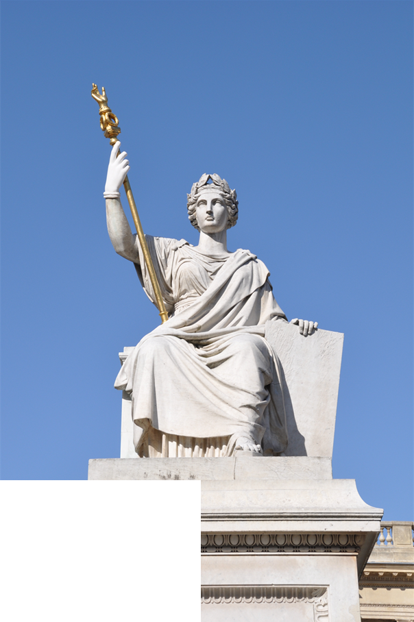 Image d'une statue symbole de la République